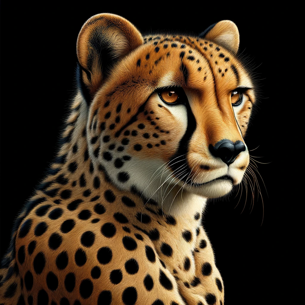 Cheeta, symboliseert snelheid